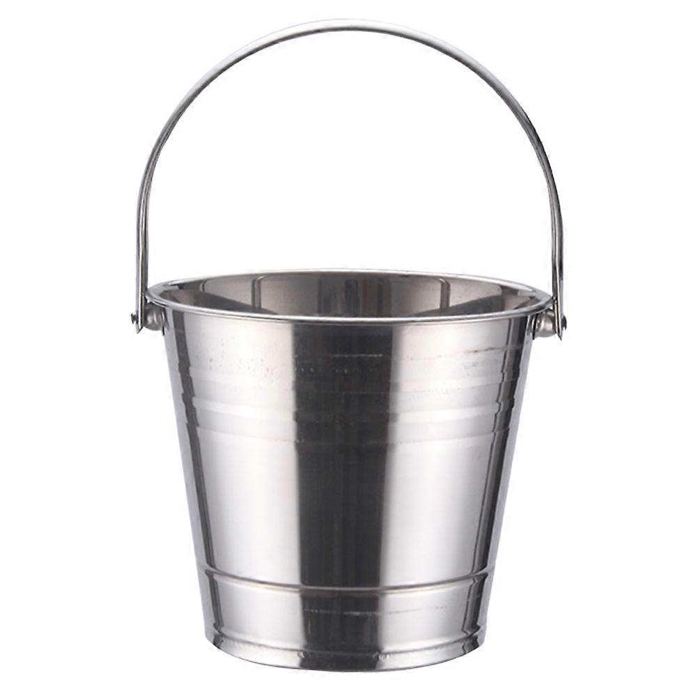 Stainless Steel Ice Bucket for , Single Beverage Cooler for Parties, Gatherings and Practical Ice Cooling for Beer and Drinks