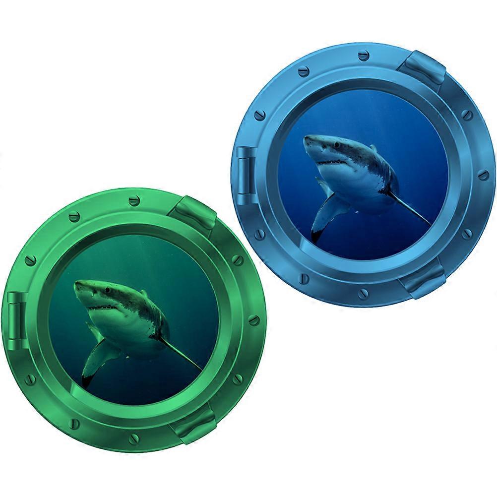 Ocean Animal Labels Realistic Sea Animal Stickers Assorted Color Window Simulation 1Set