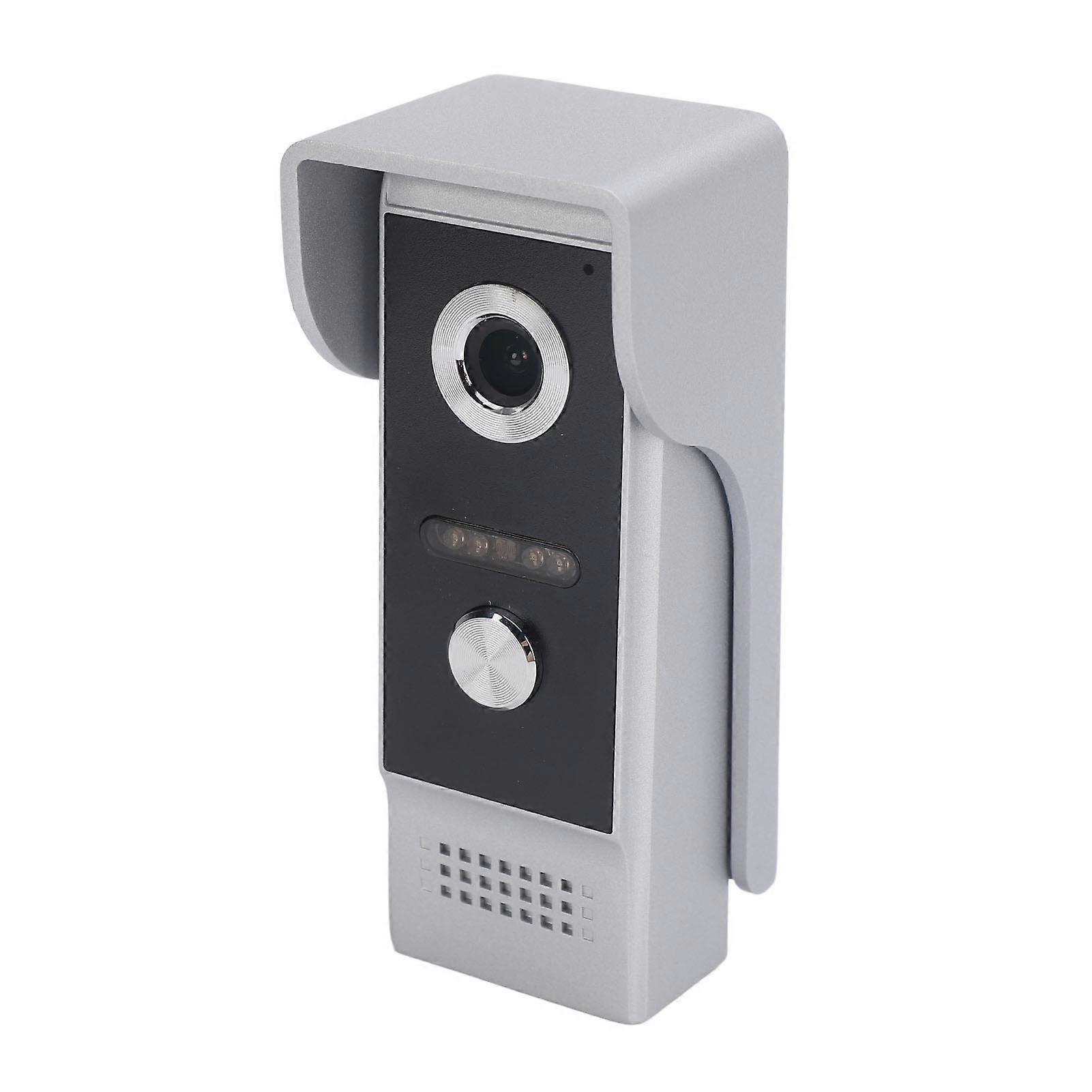Video Intercom System 1080P 4.3in TFT LCD Screen Night Vision 25 Ringtones Video Door Phone Intercom System AC100 to 240V EU Plug
