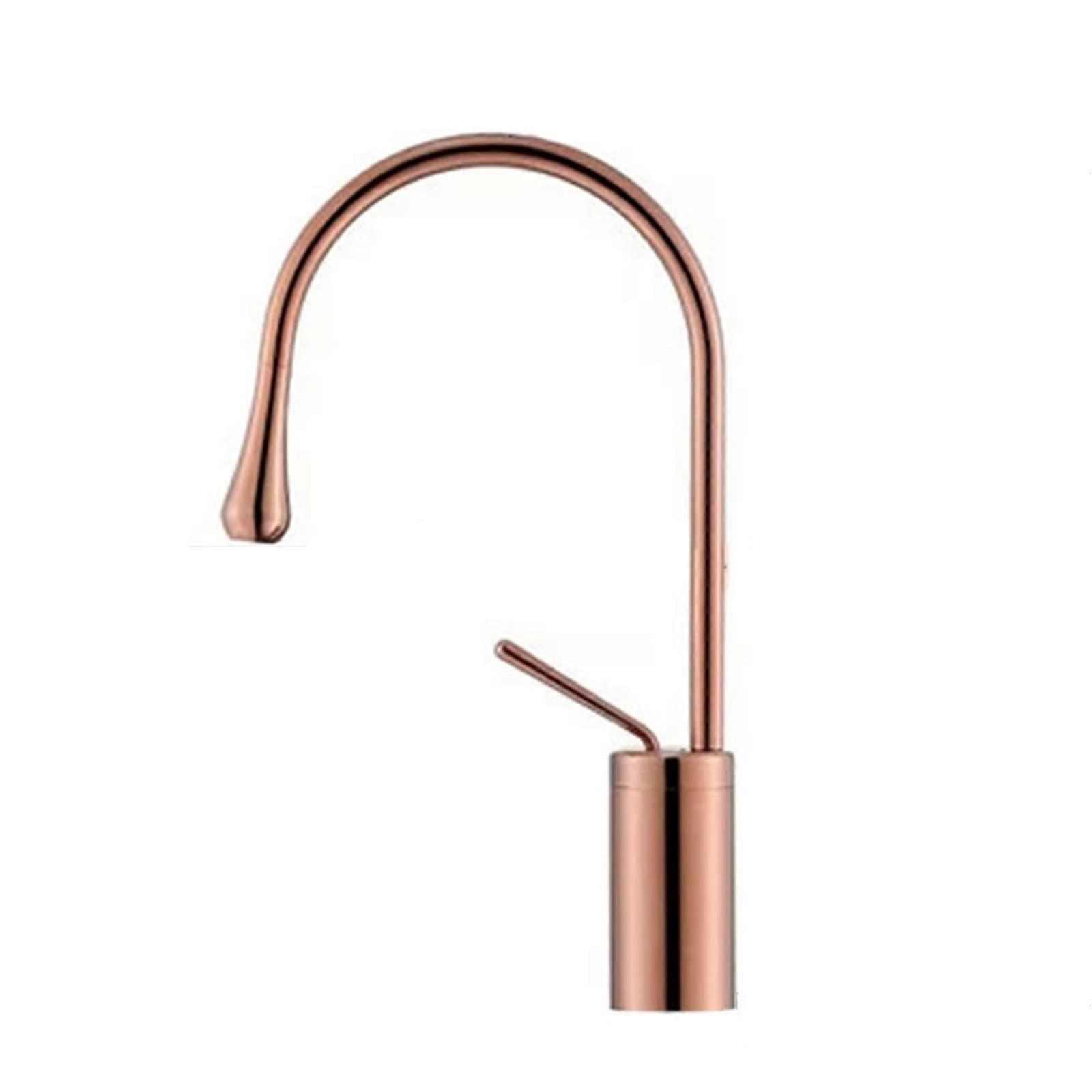 Bathroom Faucet 360° Rotation Single Lever Basin Mixer Tap Hot and Cold Water