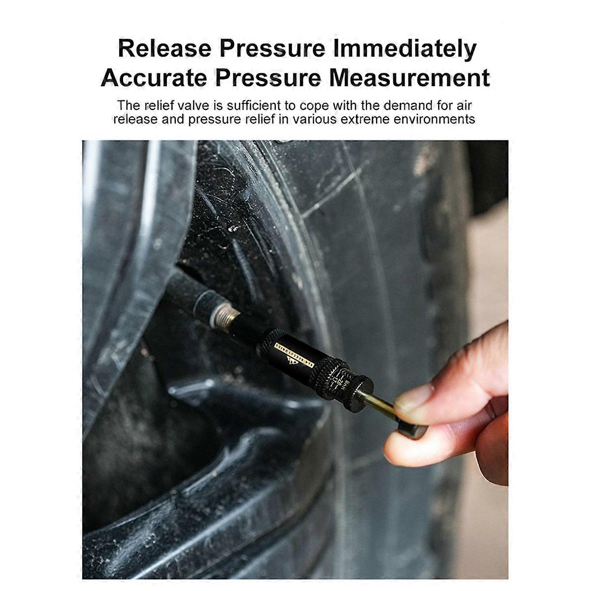 Adjustable Auto-Stop Tire-Deflator Valve Kit (10-30 PSI)