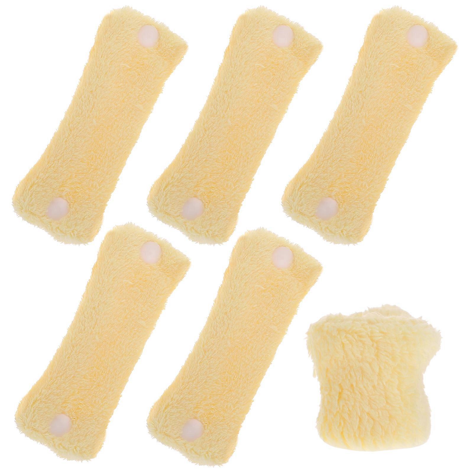 Non Heat Hair Curlers Coral Fleece No Heat Curling Hair Daily Use 6Pcs