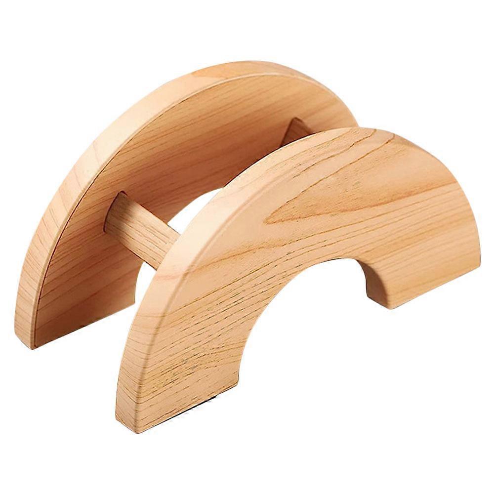 Countertop Coffee Filter Holder Displaying Office Light Wood Color 1Pack