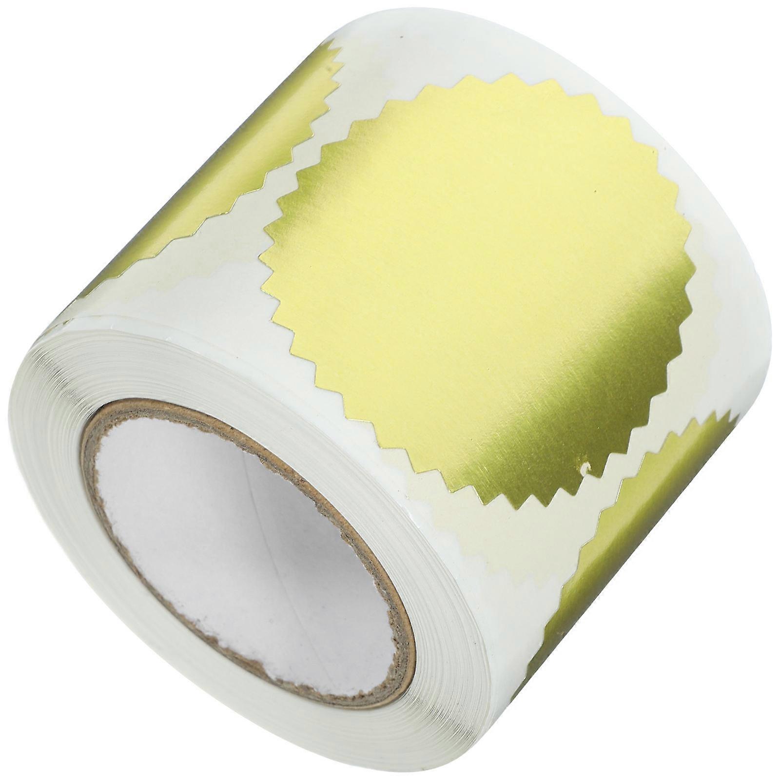 Decorative Stickers For Certificate Enhancements With Toothed Edge Design And Elegant Style 250Pcs Each Roll