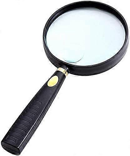 Portable Magnifying Glass for Reading – Clarity, Lightweight Handheld Magnifier for Crafting, Warm Design.