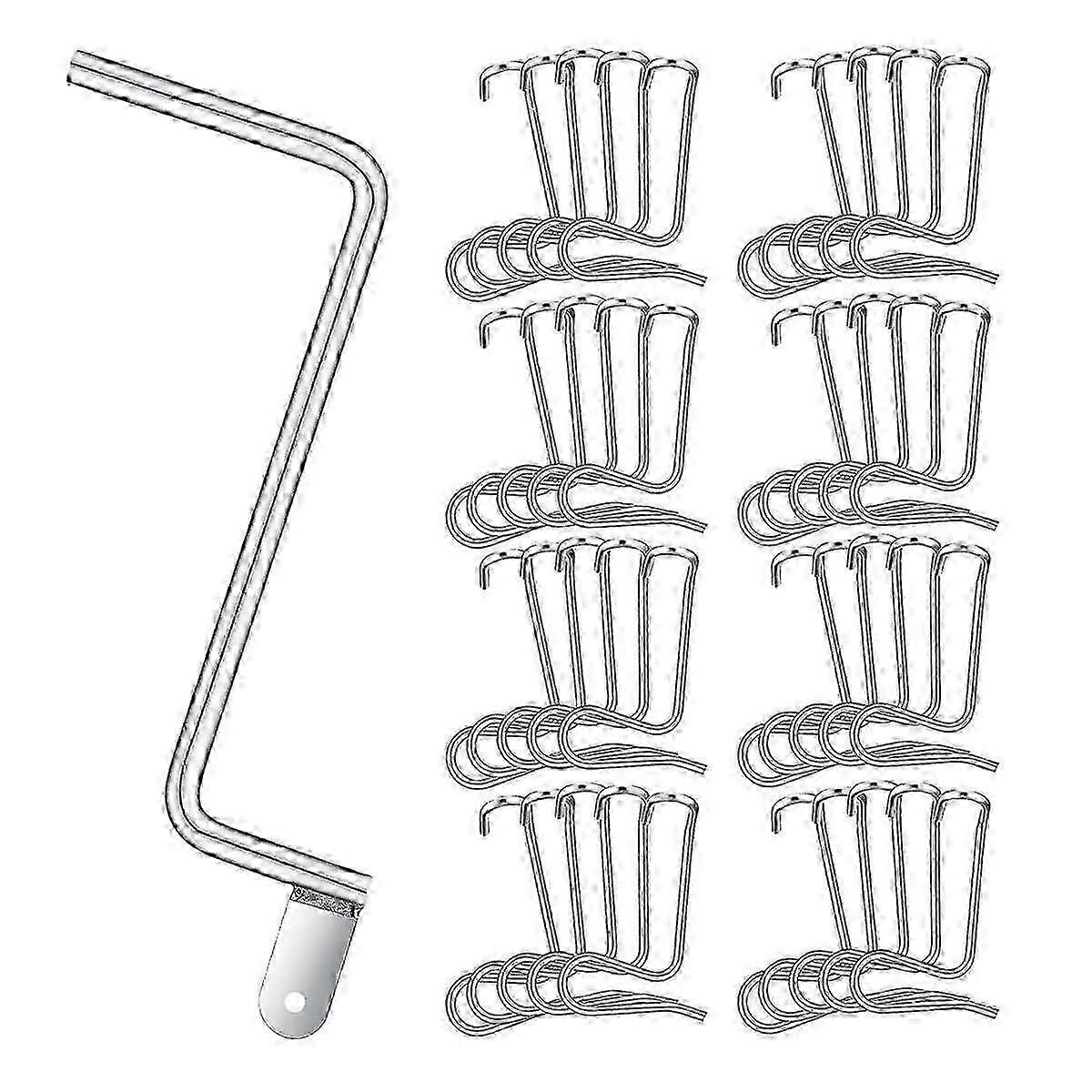 أداة شد أسلاك السياج مع 1 مقبض - شداد فولاذي متين ونقالة للأسوار والاستخدام الزراعي