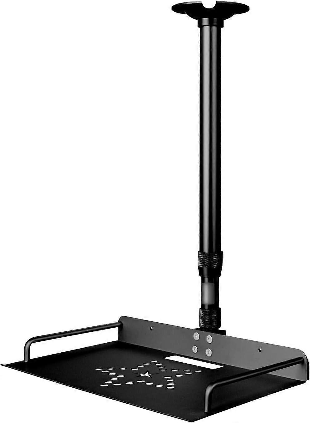 Projector Ceiling Mount with Tray, 14.5-23.2IN / 37-60CM Height Adjustable