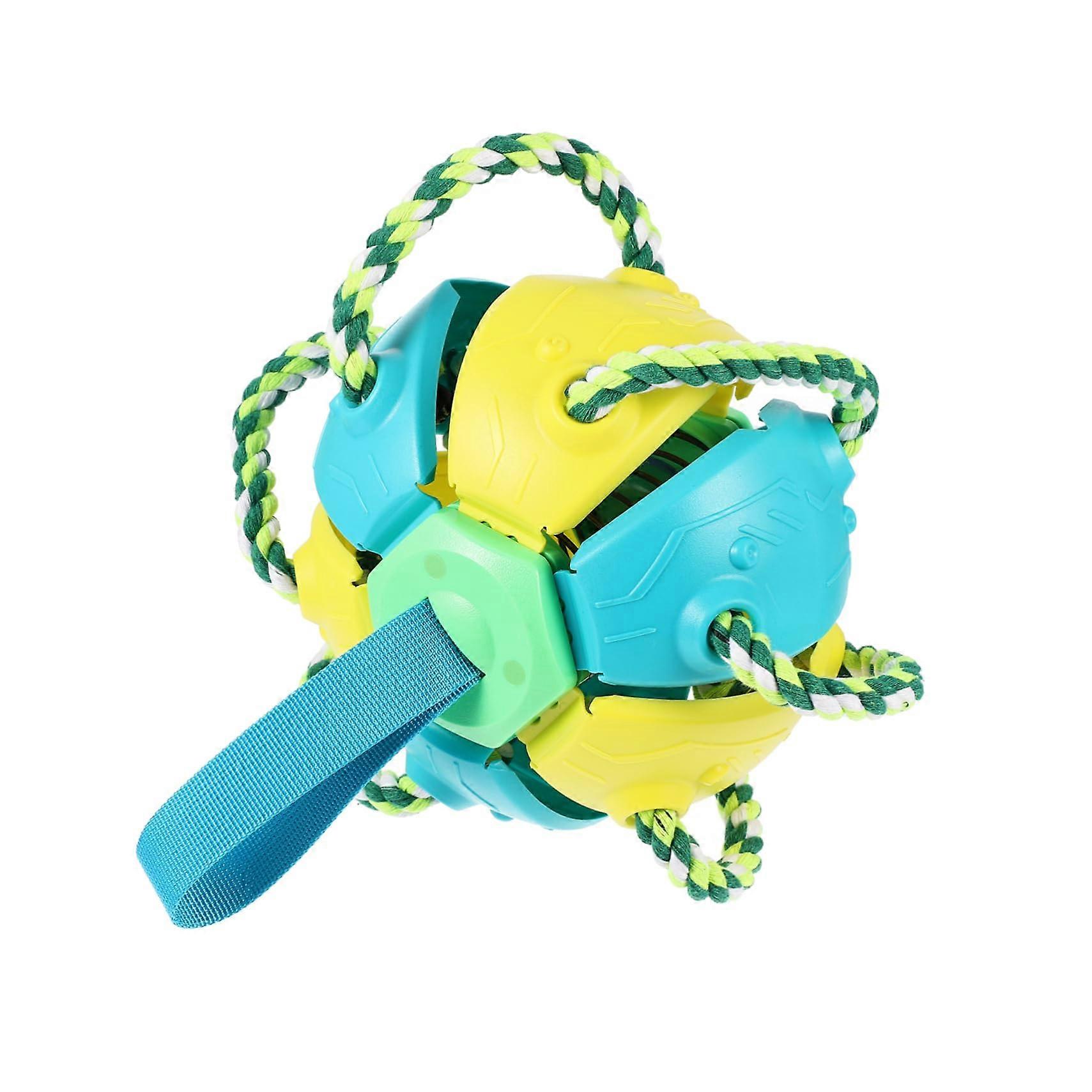 Portable Flying Dog Ball - Interactive Pet Toy, Lightweight Plastic, Small, Throw Ball, Mental Stimulation On-The-Go