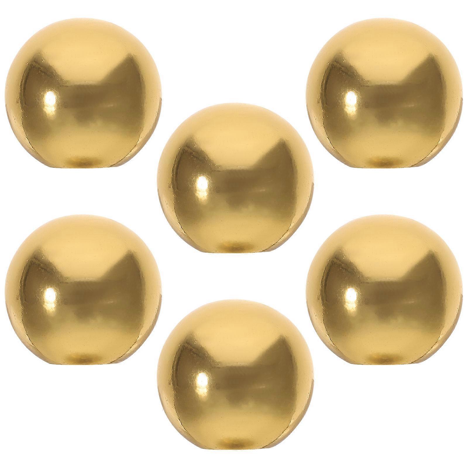 Lamp Shade Topper Screw Fixture Caps Simple Design for Lamps Lighting Accessories 2.5x2.5x2.5cm Metal 6Pcs