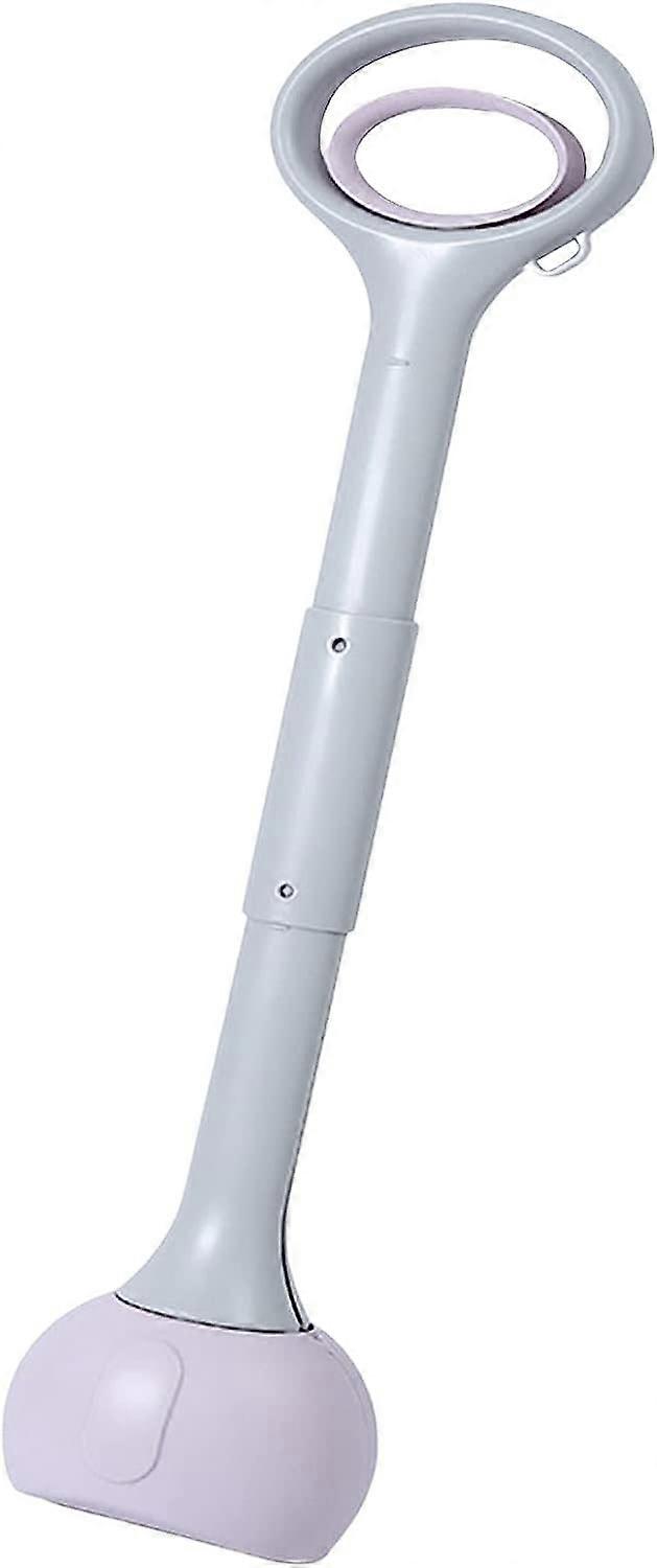 Poop Scooper for Dogs, Portable Pet Waste Pick Up Tool, Heavy Duty Plastic, Ergonomic Handle for Easy Use
