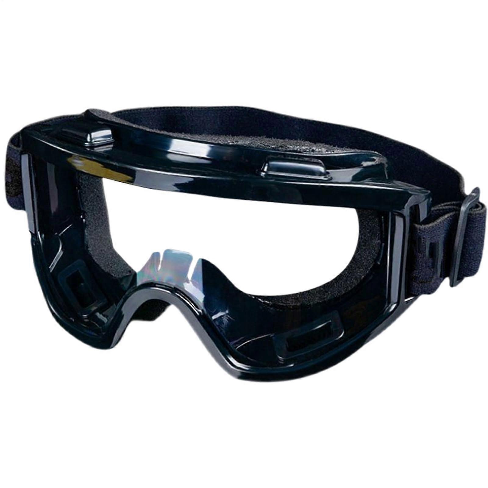 Adjustable Lightweight Safety Glasses with Clear Vision  Over Optical Glasses