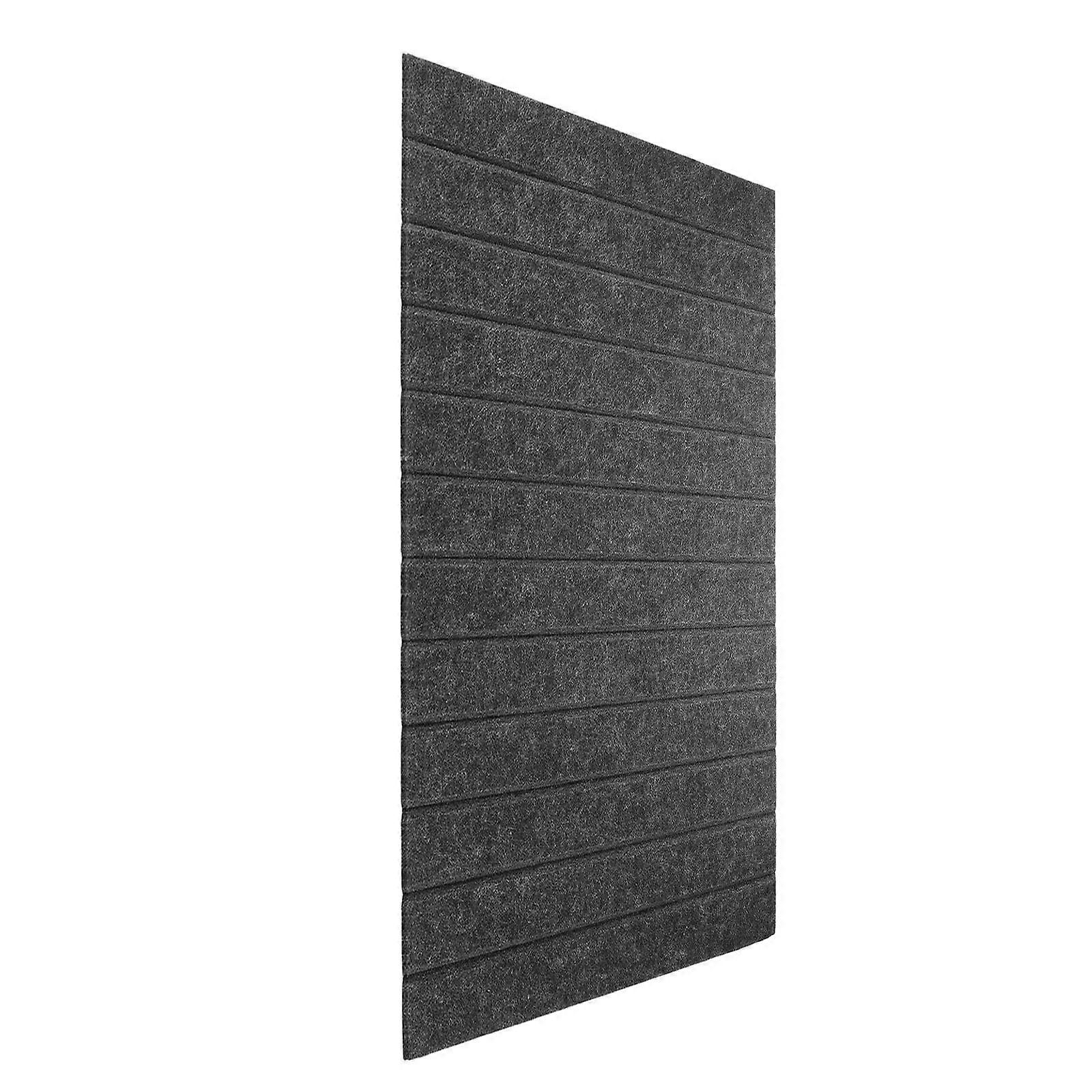 Felt Self Adhesive Photo Wall Tiles Bulletin Board Strips Moonlight Grey Vertical Striped Design DIY Decorative Pinboards for Photos Notes Home