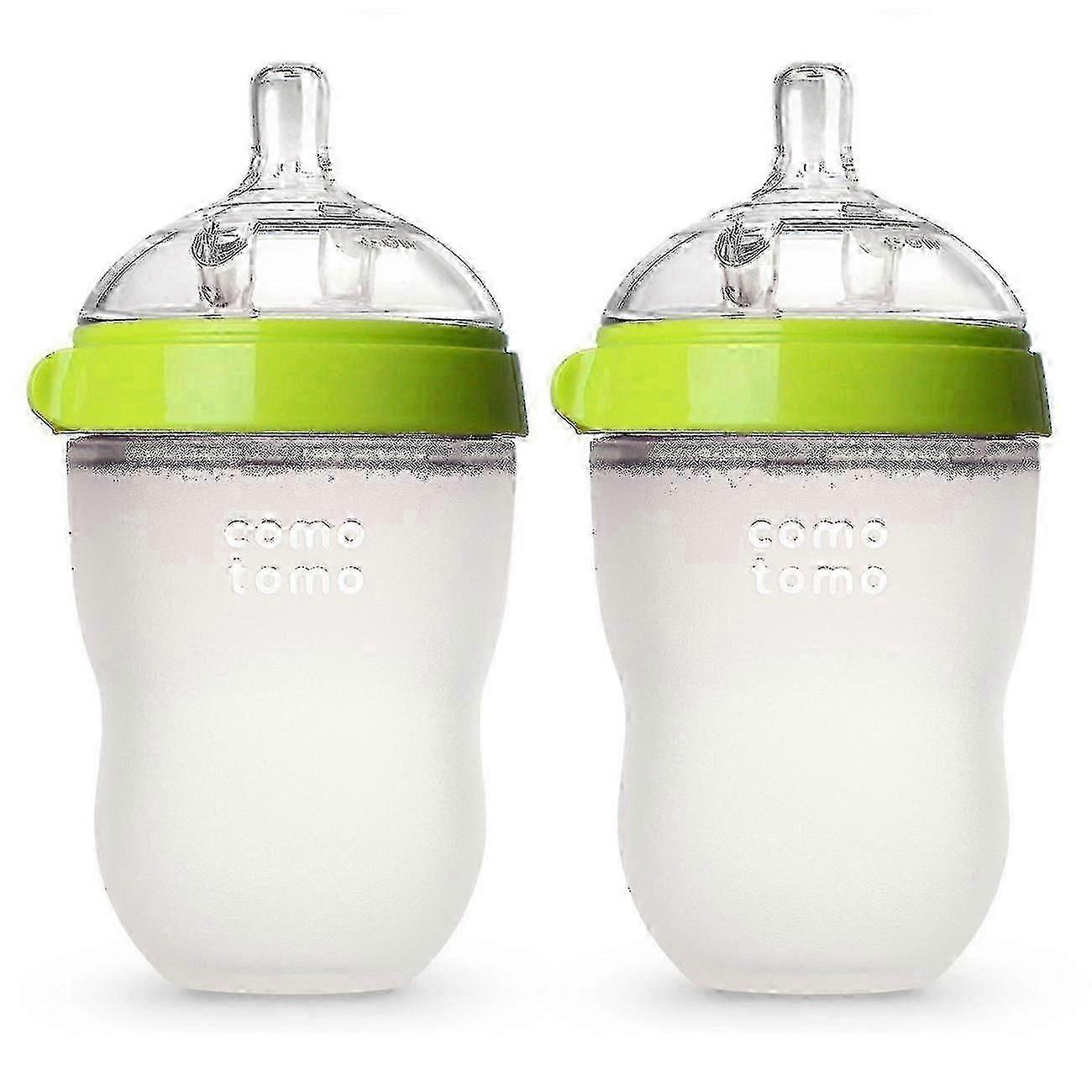 Baby Bottle, Green, (2 Count)