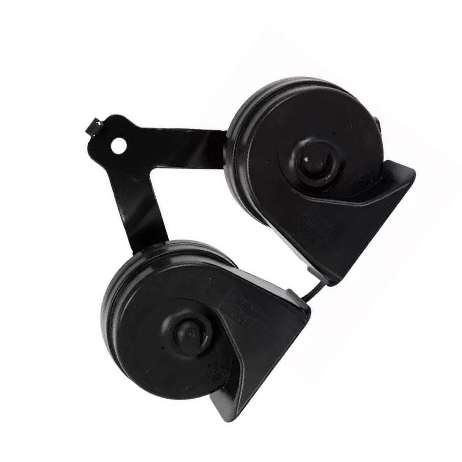 Waterproof Double Electric Horn Assembly with Mounting Bracket Suitable for F150 Replacement FL3Z-13832-C Long Lasting Multicolor