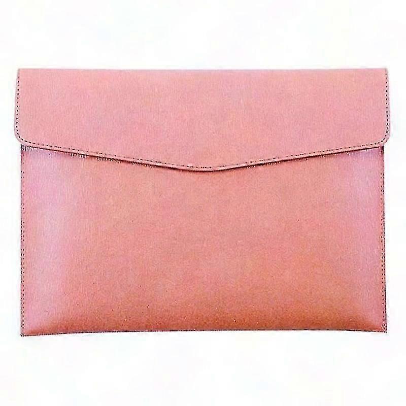 PU leather A4 folder with snap closure