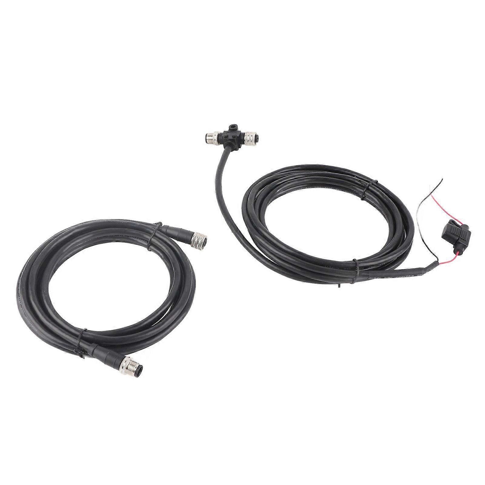 til NMEA2000 startsæt T-stik Strømkabel Han kvindelig modstand 3 Port adapter IP67 vandtæt til Garmin netværk