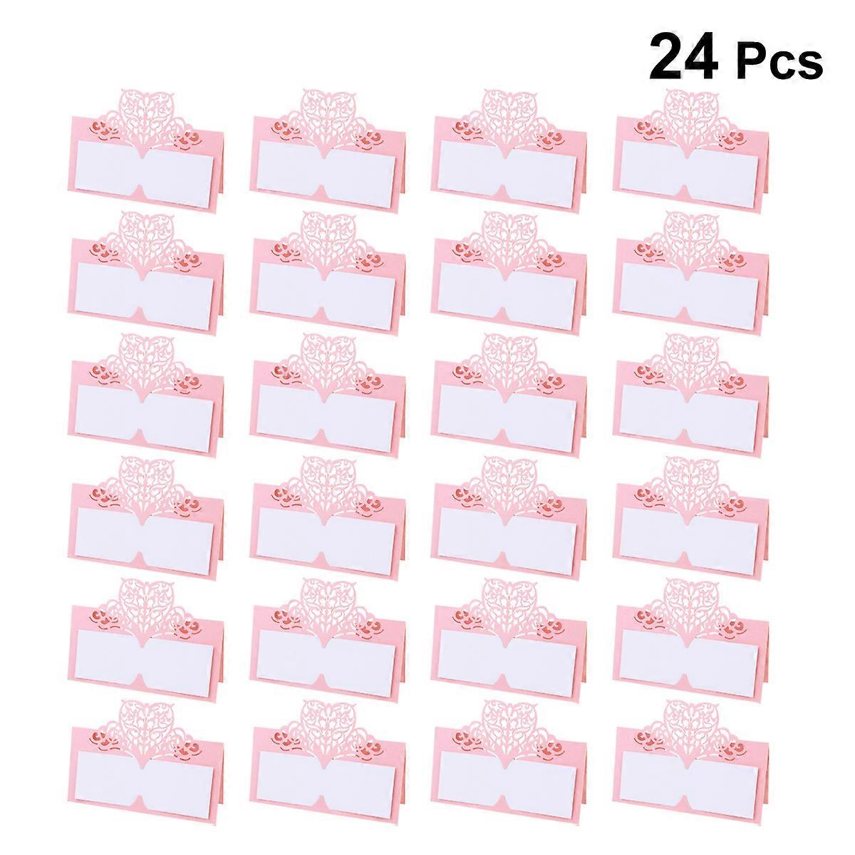 Butterfly Name Place Cards for Wedding Table Decor Elegant Paper Design with Beautiful Patterns 24 Pieces Multi Color