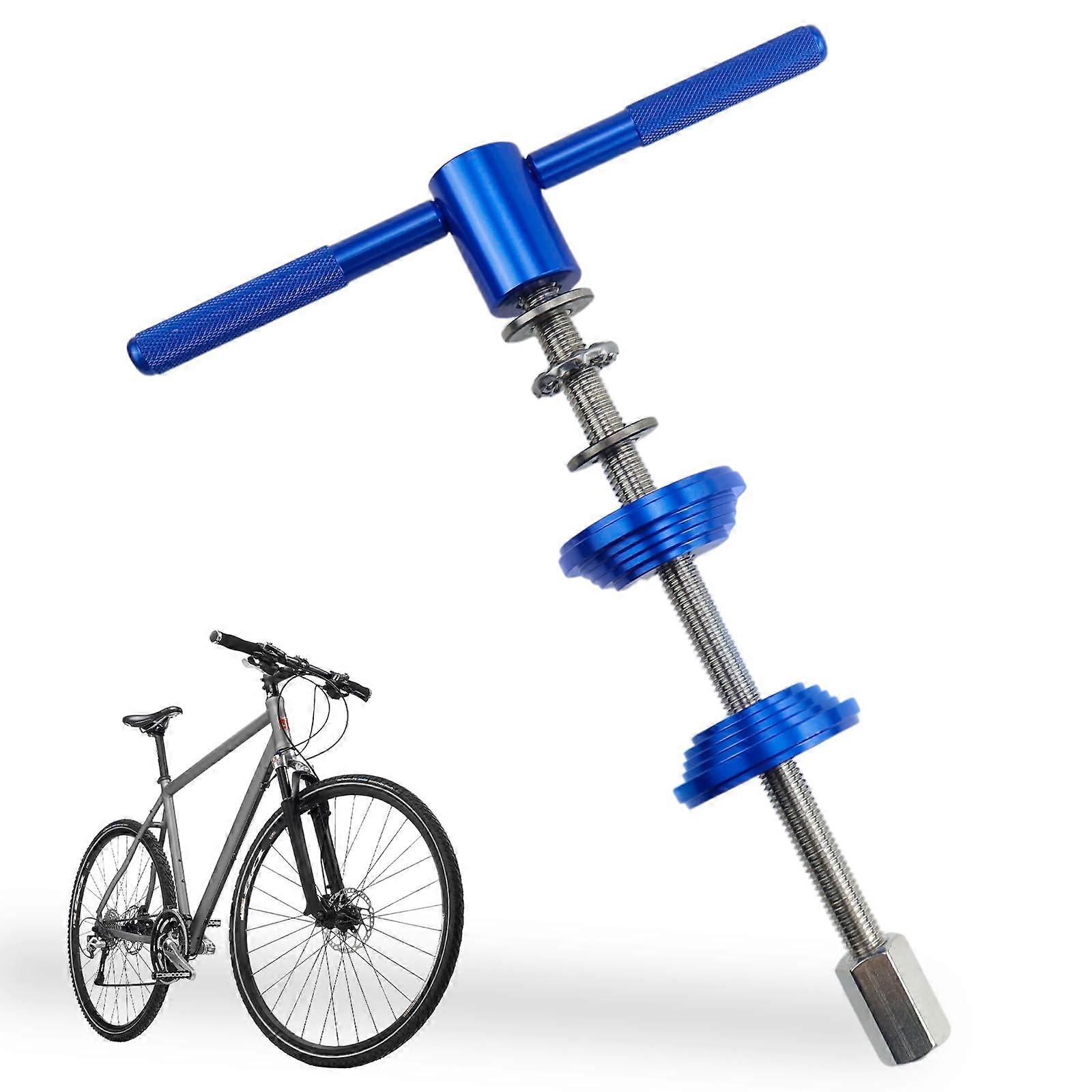 Bicycle Headset Press Tool, Mountain Bike Headset Installation Tool (Blue)