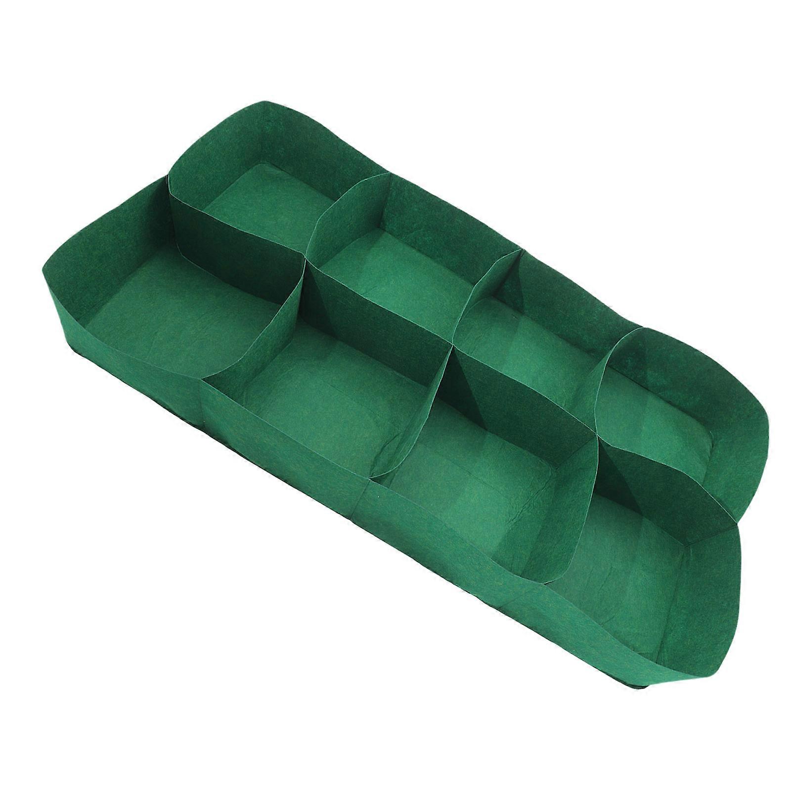 Gardening Bag Felt Multi-Grid Design Homeowners Easy to Set Up and Fold 1Pack
