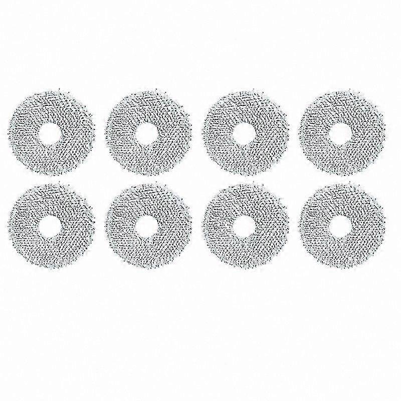 S10 Series Sweeping Robot Mop Pads, 2/8pcs Replacement Rags for Floor Cleaning Accessory Kit