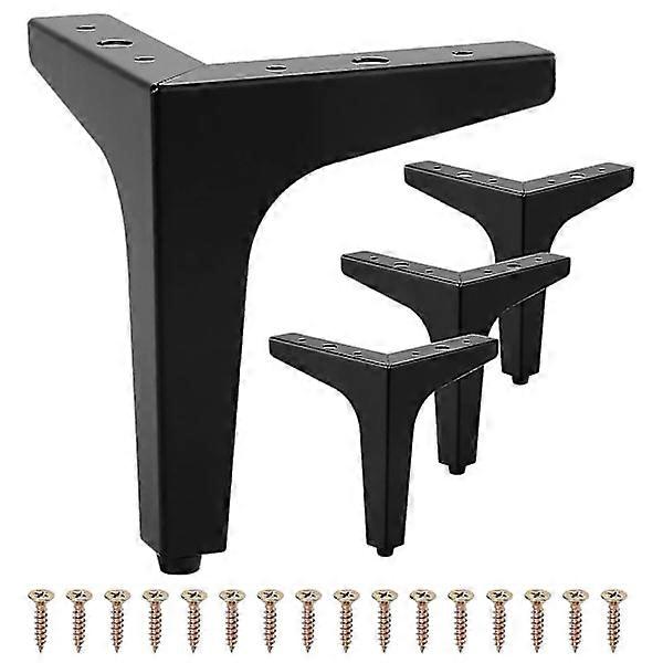 4個10cm家具ソファ脚モダントライアングル家具足DIY交換