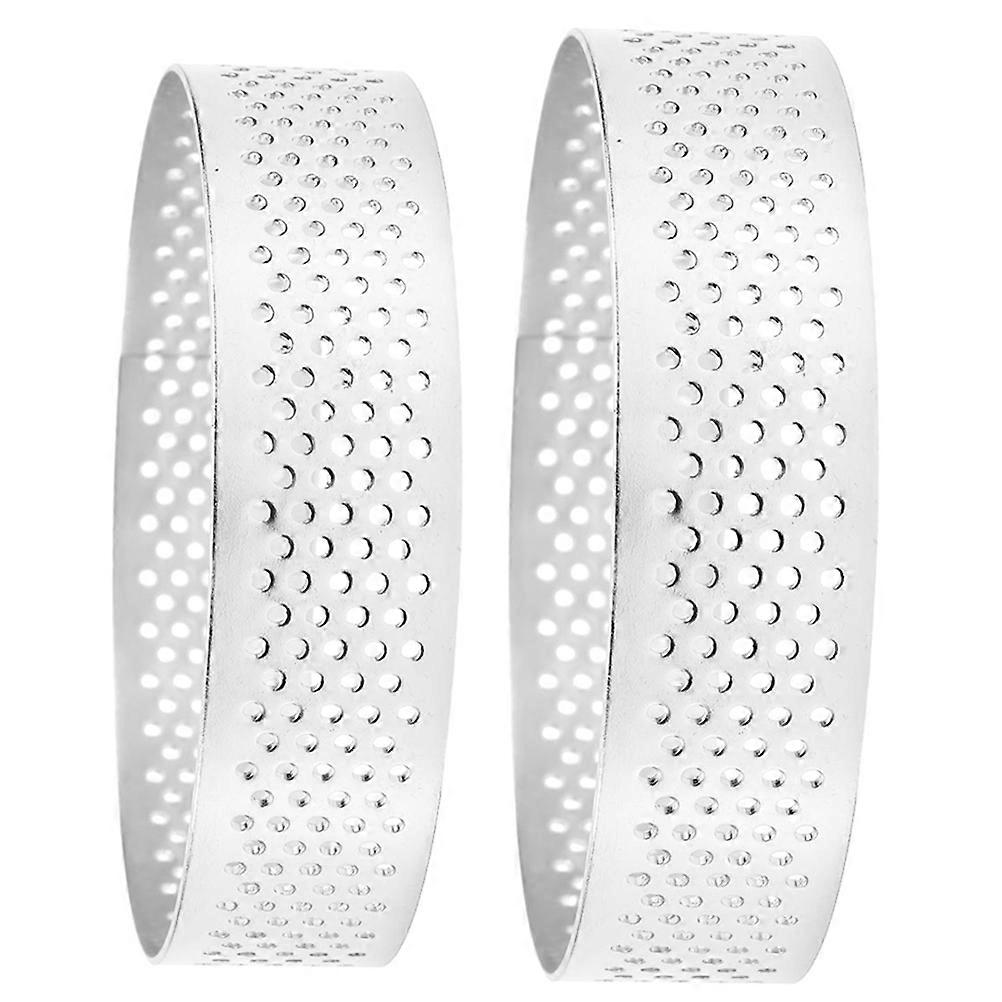 Here's a refined and engaging product description for your **2pcs Round Cake Molds Baking Ring For Mousse And Tarts**:
🍰 **2pcs Round Cake Molds