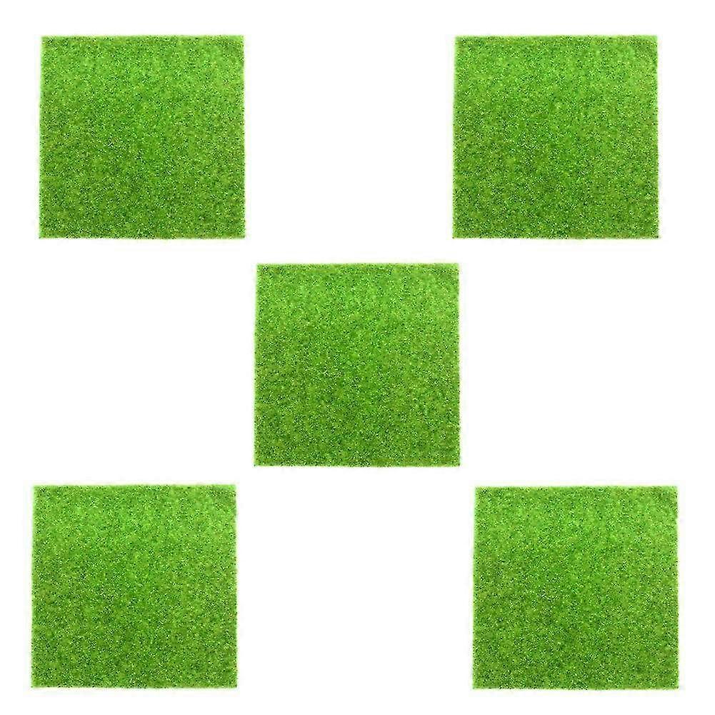 DIY Mini Flocking Turf Moss Sheet - Simulation 30x30cm for Micro-Landscape Decor & Crafts