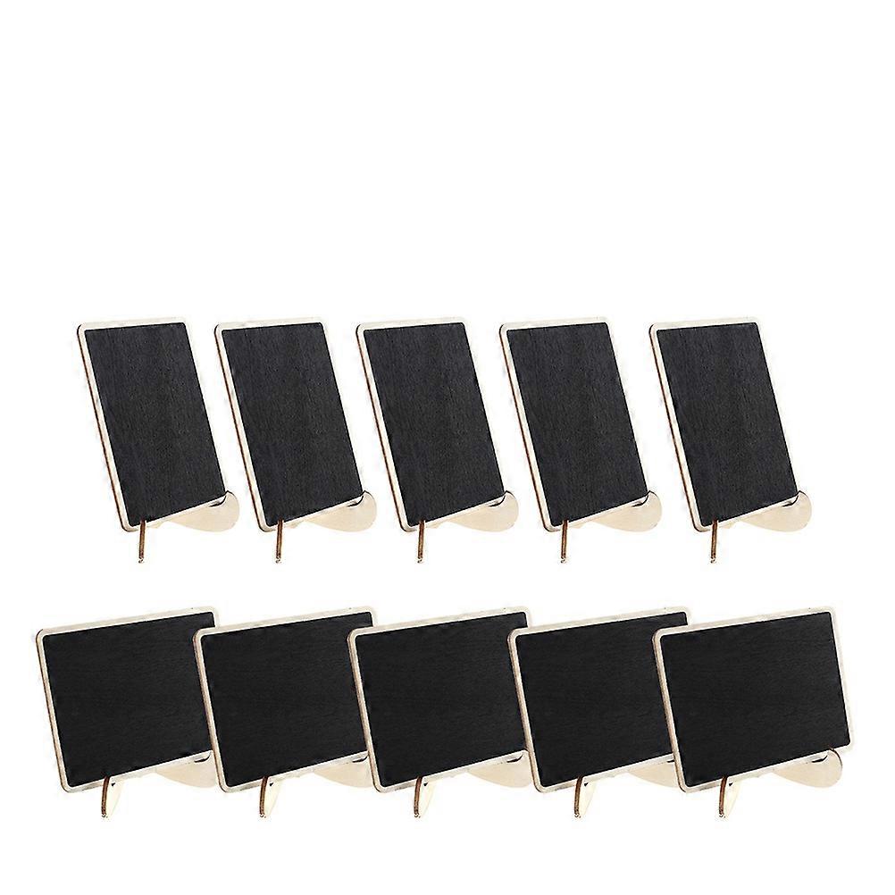 20pcs Mini Chalkboards with Support Square Message Board Signs for Weddings, Parties, and Events – Ideal for Place Cards and Table Displays