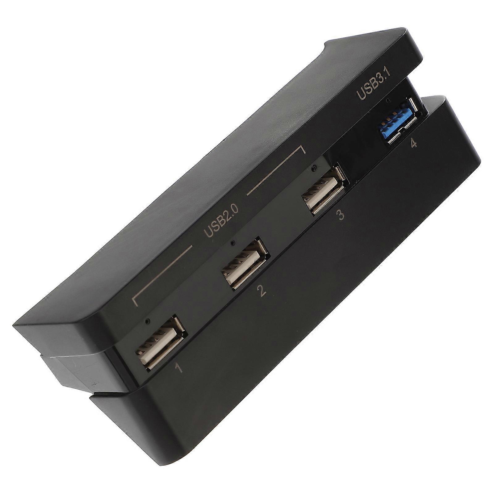 Multi Usb Port Slim Hub Extension Lead With Usb Ports For Pc Computer Notebook Computer Office Use Abs 1Pcs