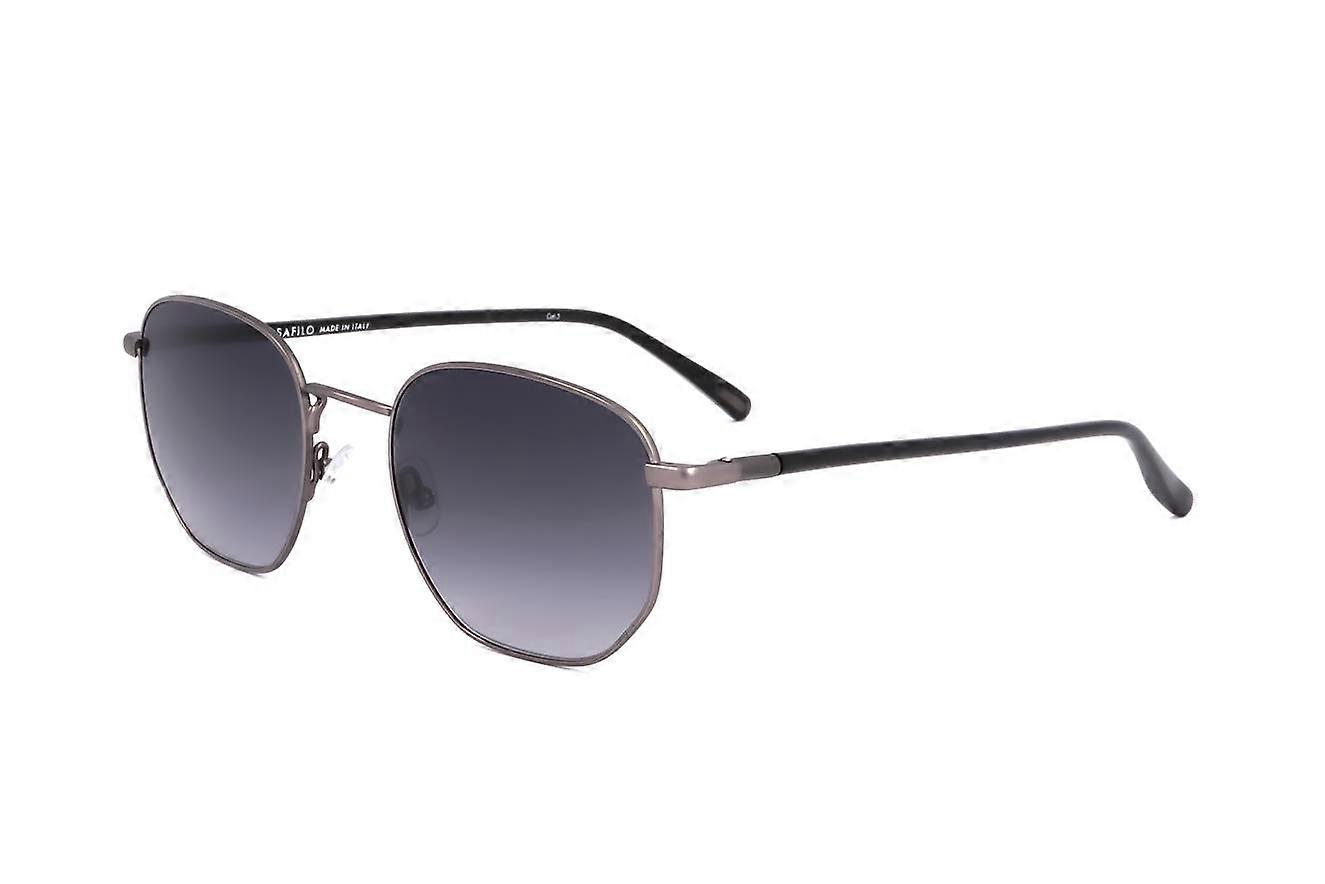 Sunglasses Safilo BUSSOLA 10/S R80 MATTE DARK RUTHENIUM 54/21/145 MAN