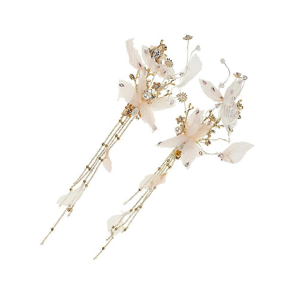 Here's a refined and engaging product description based on the details you provided:
**2pcs Elegant Chinese Style Hairpins – Beautiful Fairy Hair