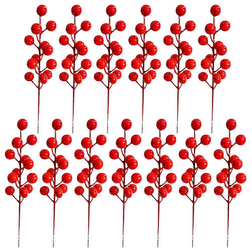 20Pcs Simulated Berry Bouquet For Event Planners To Enhance Rustic Home Decor During Christmas Season