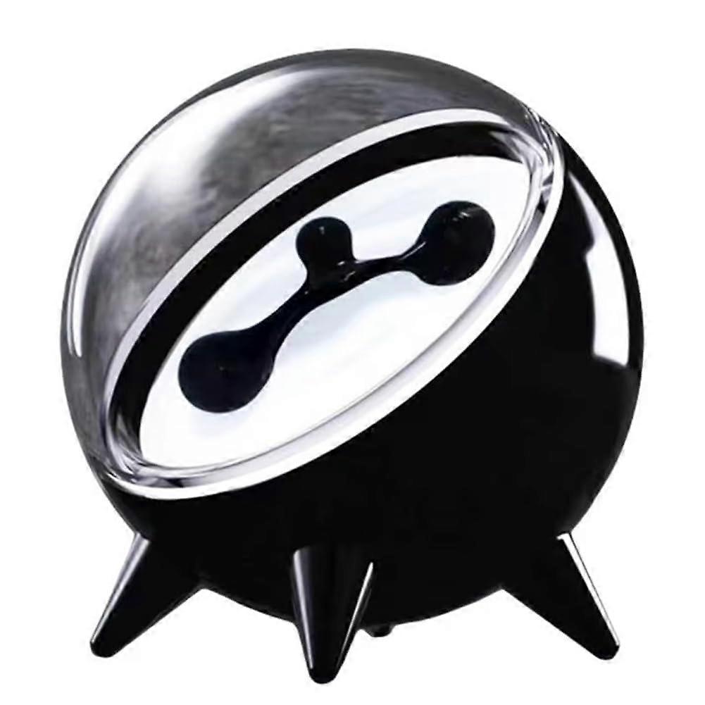 Ferrofluid Sound Visualizer, Rechargeable Music Rhythm Speaker with Magnetic Pickup, Home Decoration, Black Ref: 1460