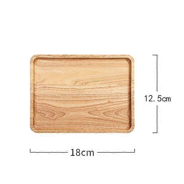 Rectangular Wooden Tray Storage Tray for Tea Cups Lightweight Durable Wooden Serving Tray for Home
