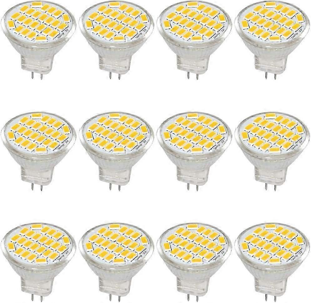 MR11 GU4 LED電球ライトDC / AC 10-30V 3W、12V、24V、30W相当のハロゲン電球、400ルーメン、ウォームホワイト3000K、キット、ガーデン、LED交換用、