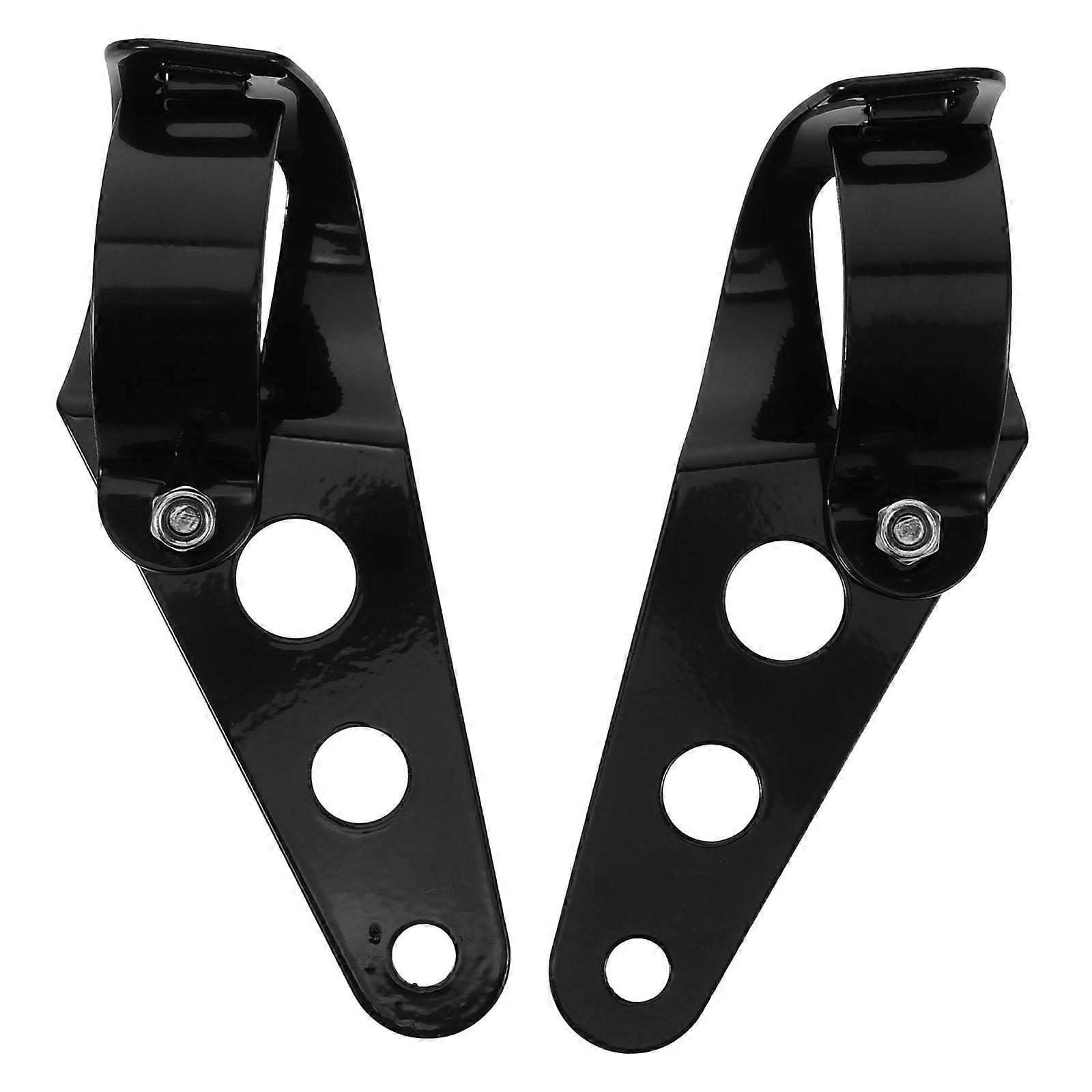 2pcs Motorcycle Headlight Support Brackets Absorber Mount