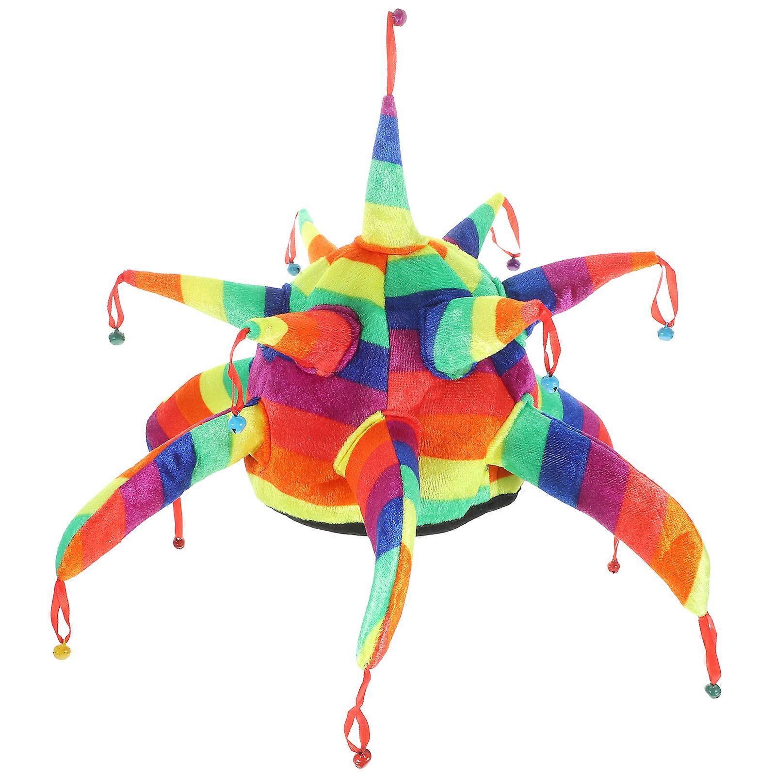 Wacky Hats Polygonal Clown Hat Costume Prop Accessory Designed For Clown Performances 1Pcs
