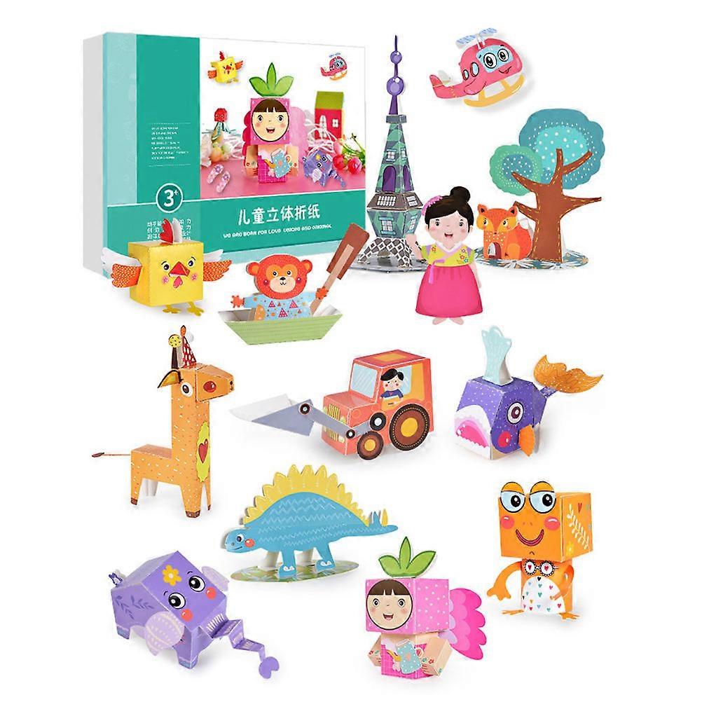 Handmade Creative Origami Book Designed For Children’s Activities For 3-6 Years Old Kids With Unique Three-dimensional Shape In 1Pack