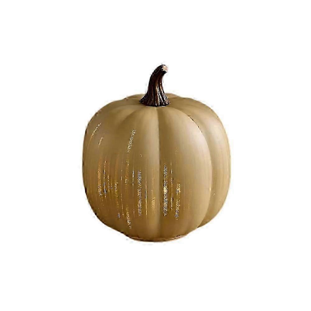 Twinkle LED Light Pumpkins, Timer Lighted Sparkling Starry Night Glass Pumpkins