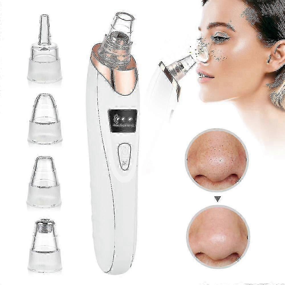 Blackhead  Extractor Rechargeable Pore Vacuum With 5 Suction Probes|home Use