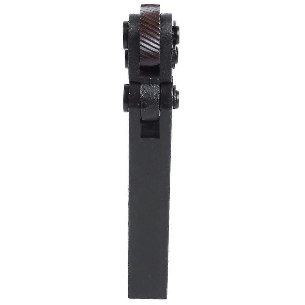 1.8 mm Pitch Double Wheel Slant Teeth Knurling Tool for Metal Lathe Hand Tool SENMIA (Colour: Black)