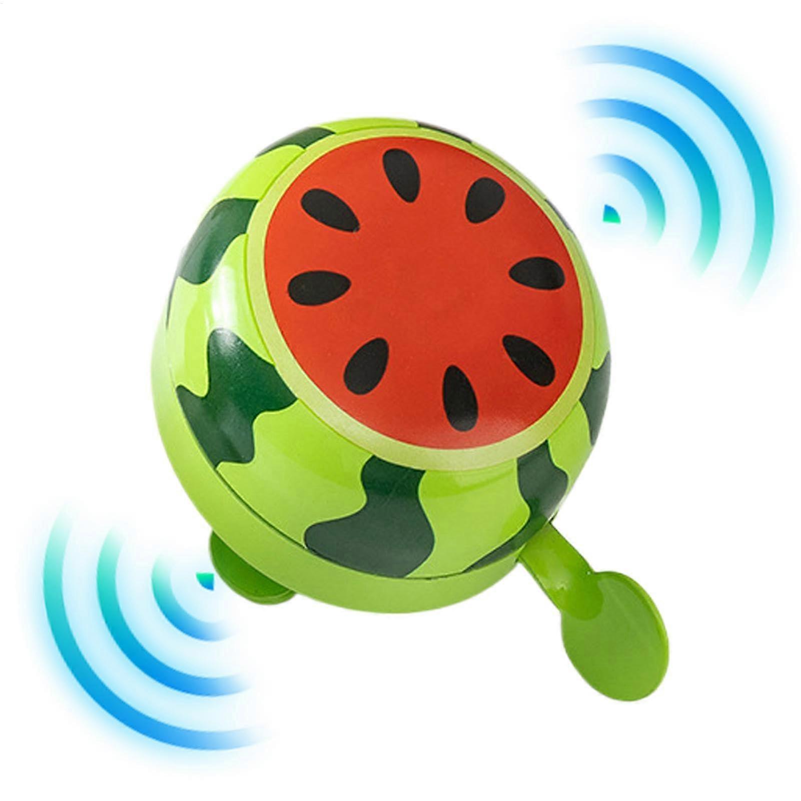 Funny Bicycle Bells Watermelon Pattern Handlebar Bell For Beach Cruisers Universal Fit
