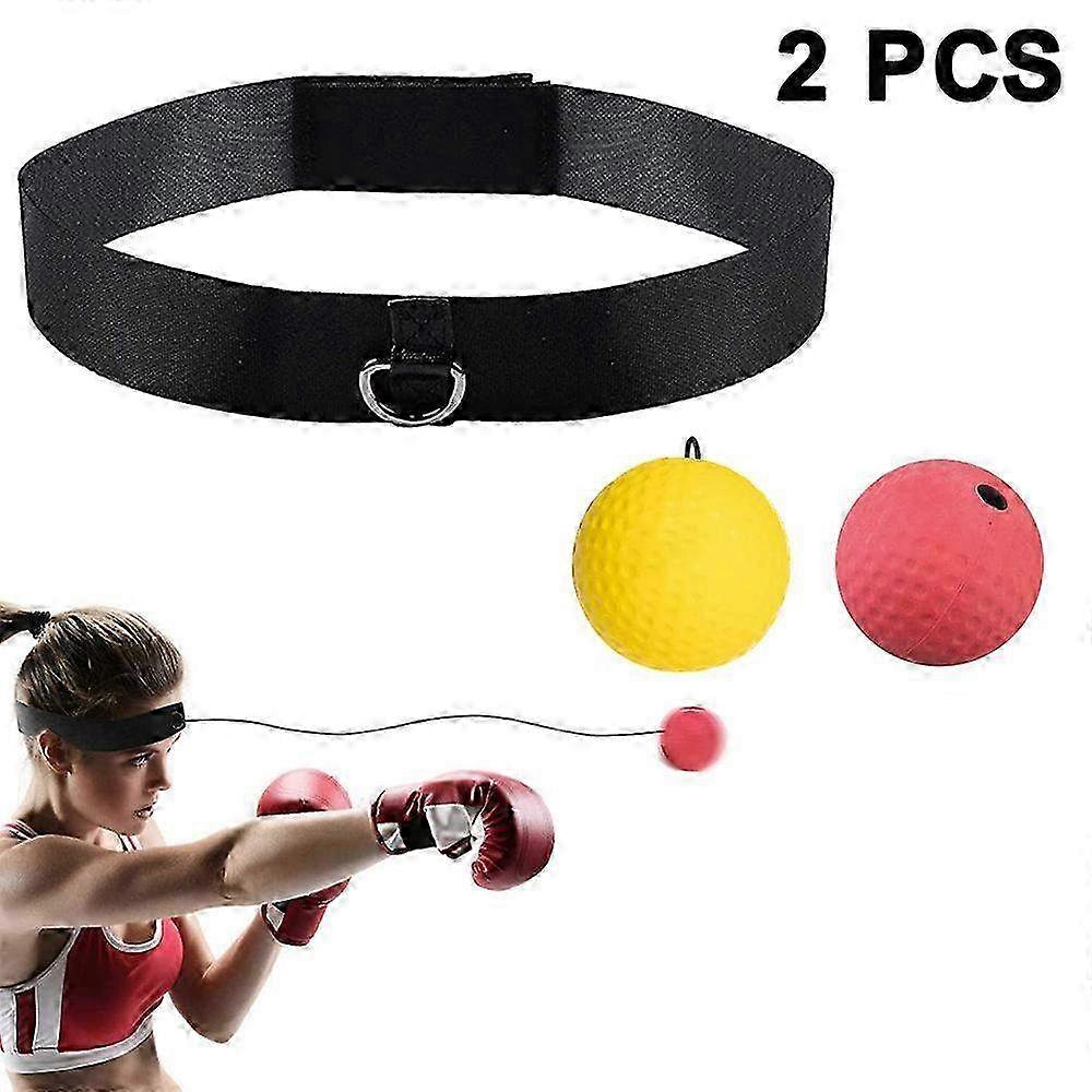 Soft Multilayer Reflex Ball with Premium Headband - Speed Training Boxing Ball for Hand Eye Coordination & Reaction Time Improvement