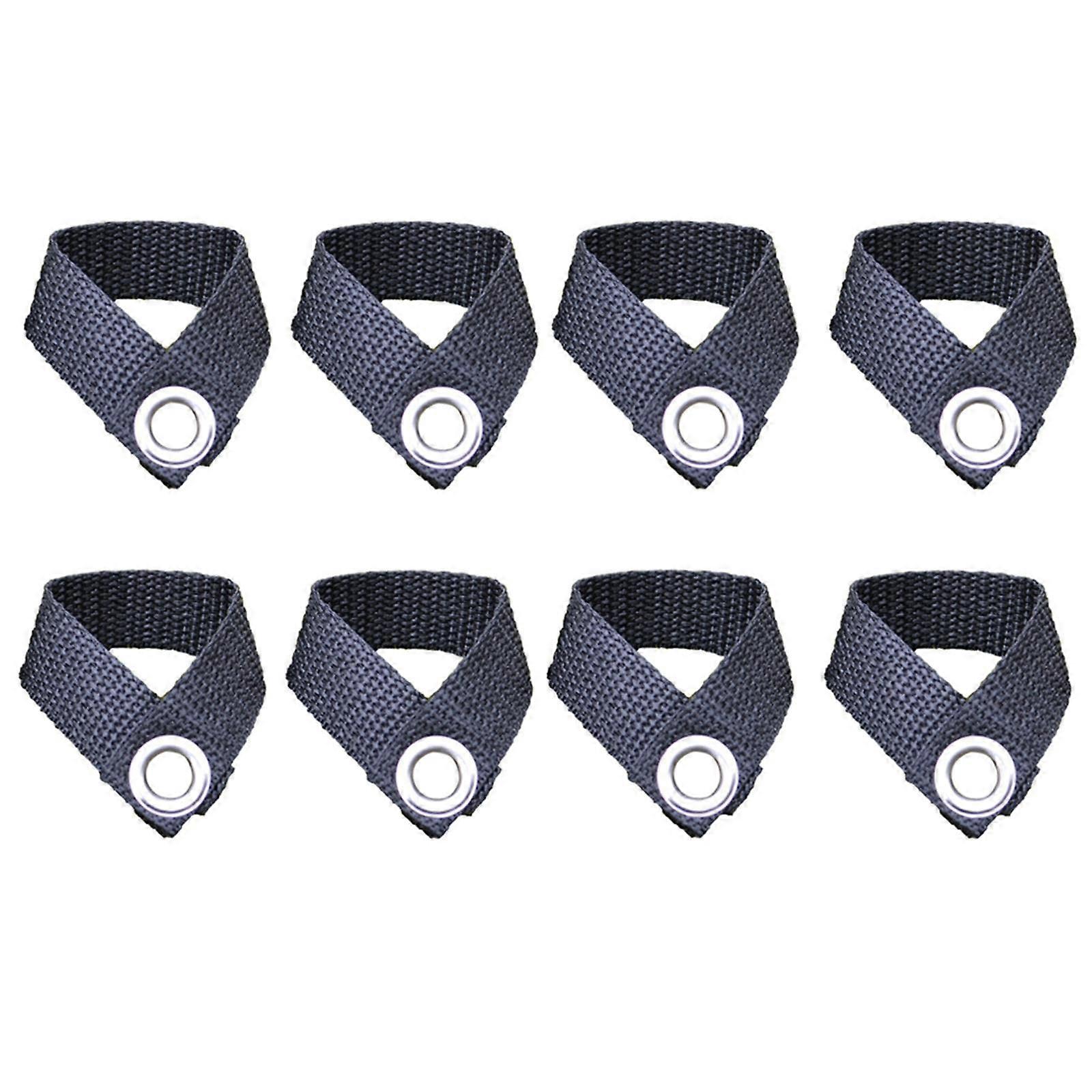 Tent Stake Fastening Buckle - 8-Piece Set, Durable, Easy Install, Camping, Canopy, Fishing, Pole Holder Accessory