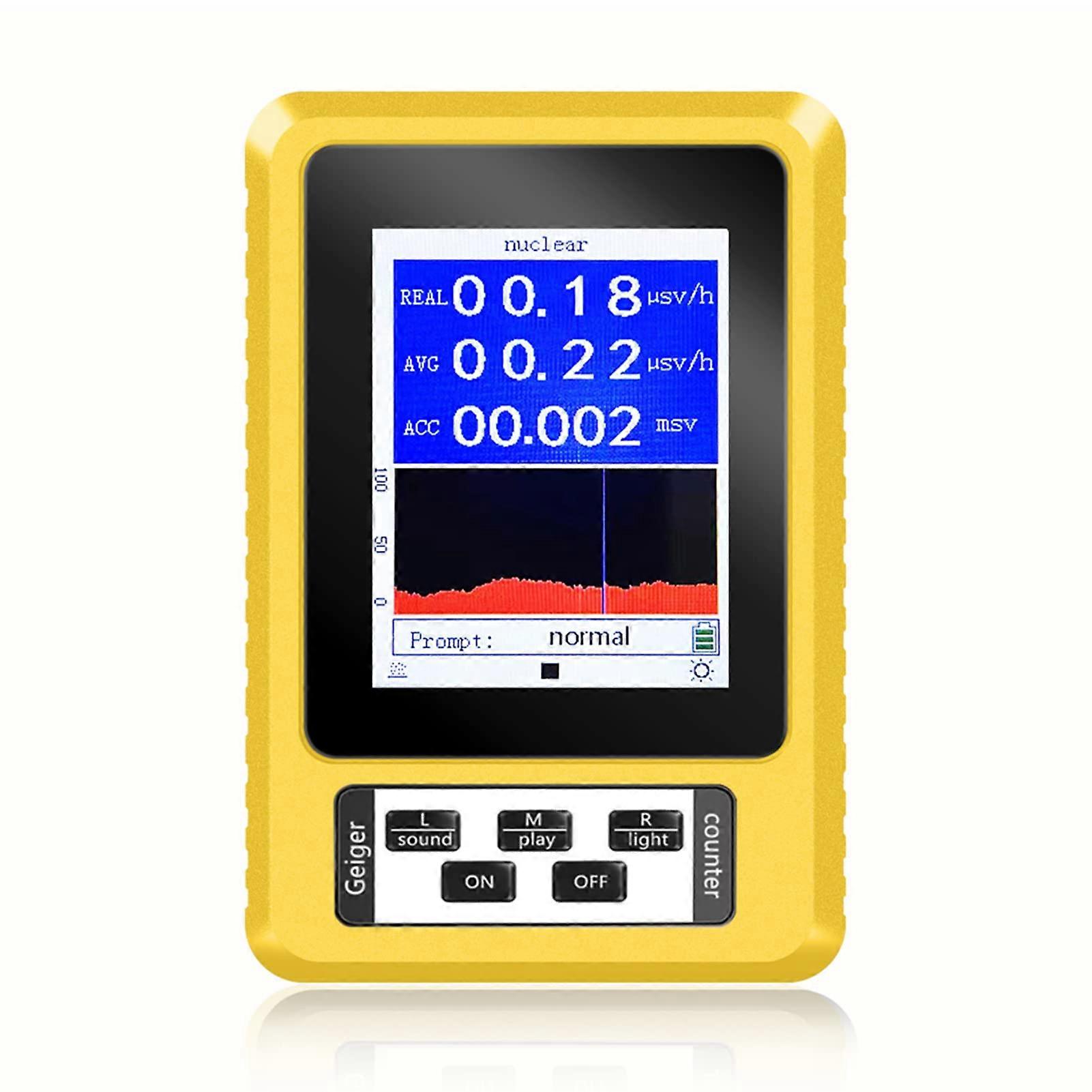 Portable Nuclear radiation detector with LCD Geiger counter  suitable for home life testing