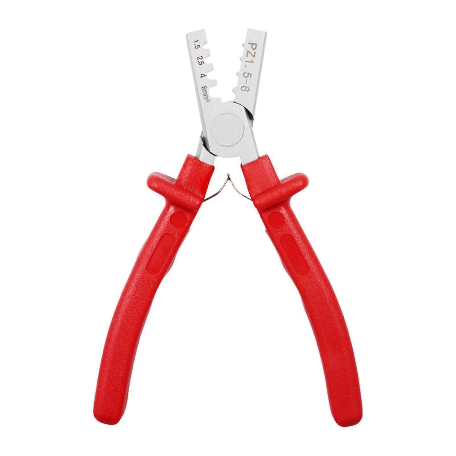 Crimping Tool for EN Cold-Pressed Terminal Connectors Pz1.5-6, Versatile Hand Crimping Tool for Home and Workplace