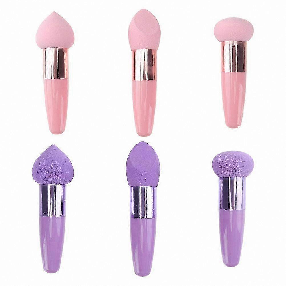 Dual-Ended Makeup Sponge Pens for Blending and Contouring Cosmetics Application Tools Portable and Versatile Beauty Accessories
