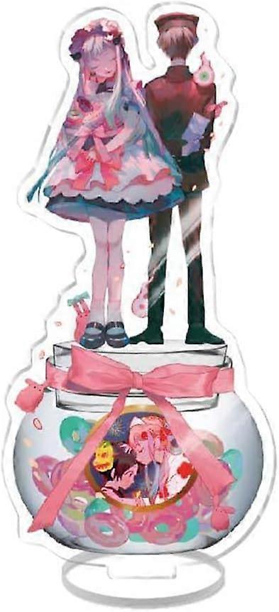 Acrylic Figure 16cm Double-Sided Transparent Stand Humanoid Desk Ornament Model Type 2 Collectible