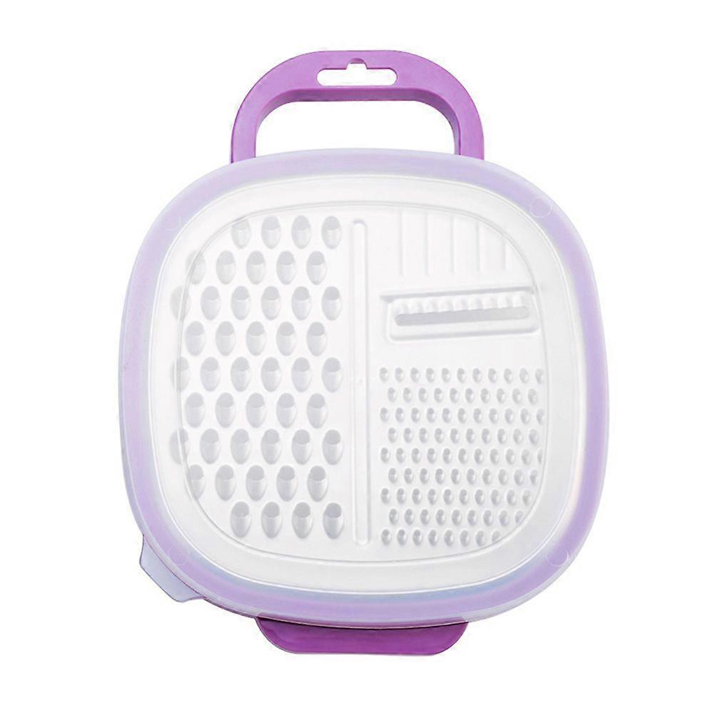 1pc Stainless Steel Grater Slicer Multi-functional Kitchen Tools Portable Vegetable Grater for Home (Random Color)