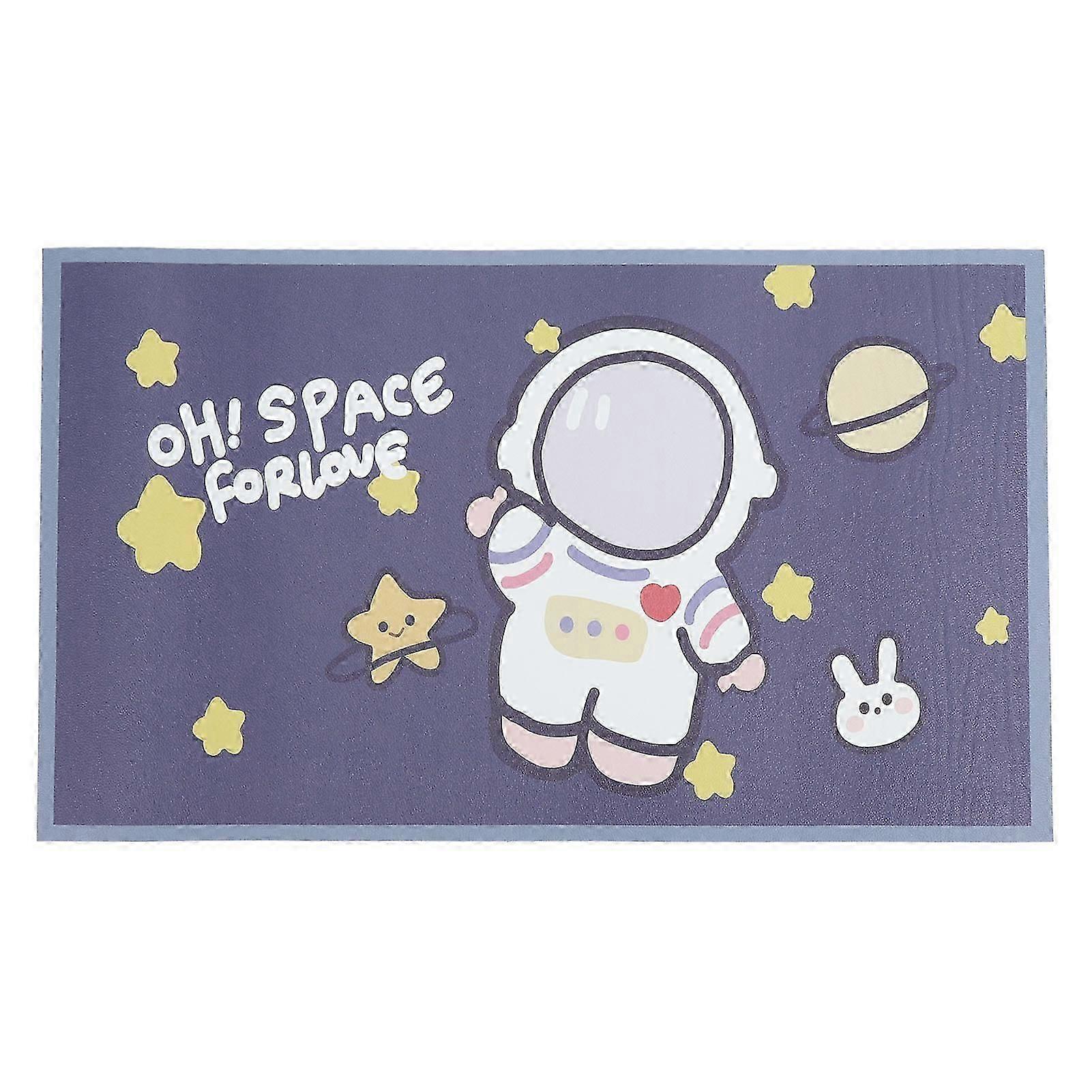 מחצלת האכלה לחיות מחמד סופג ייבוש מהיר נגד החלקה קל לניקוי חתול כלב קערת מחצלת כחול